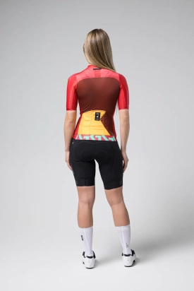 CYCLING JERSEY SHORT SLEEVES ATTITUDE 2.0 WOMAN BARBERRY GOBIK