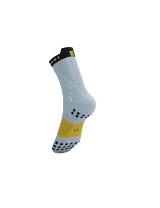 RACING SOCKS PRO 4.0 TRAIL GREY/YELLOW COMPRESSPORT