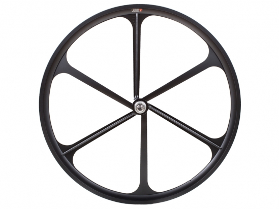 WHEEL REAR 6-SPOKE BLACK TENY