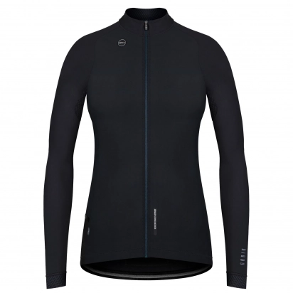 CYCLING JERSEY LONG SLEEVES PACER WOMAN JET BLACK GOBIK