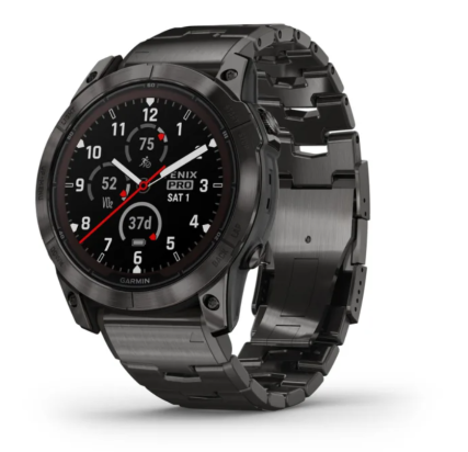 WATCH Fenix™ 7X Pro – SAPPHIRE SOLAR 51mm DARK GREY/TITANIUM BAND GARMIN