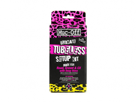 TUBELESS SETUP KIT ULTIMATE 60mm/21mmX10m MUC-OFF