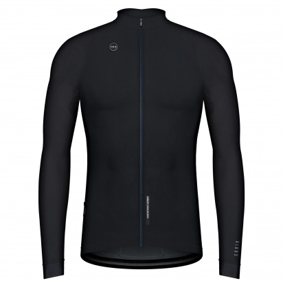 CYCLING JERSEY LONG SLEEVES PACER UNISEX JET BLACK GOBIK