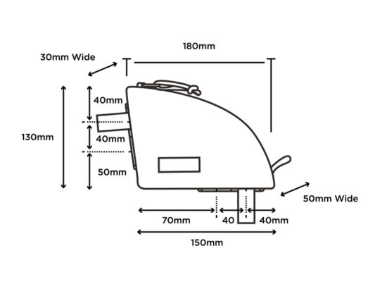 TORBICA ZA OKVIR REAR TOP TUBE BAG RESTRAP