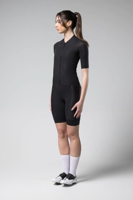 CYCLING JERSEY SHORT SLEEVES PHANTOM UNISEX JET BLACK GOBIK