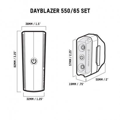 SET SVJETALA DAYBLAZER 550 + 65 ZADNJE BLACKBURN