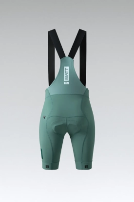 BIB SHORT MATT 2.0 WOMAN HEDGE GREEN K9 GOBIK