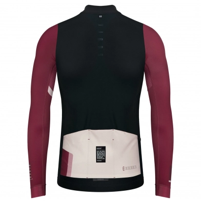 CYCLING JERSEY LONG SLEEVES PACER BLEND MAN CABERNET GOBIK