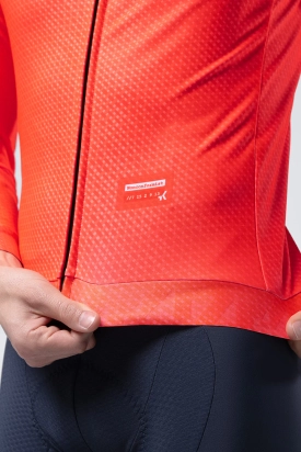CYCLING JERSEY LONG SLEEVES HYDER MAN VERMILION GOBIK