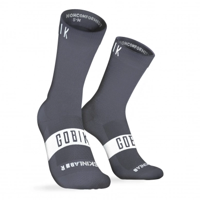 SOCKS UNISEX SLATE GREY GOBIK