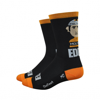 SOCKS ART EDDY BLACK/ORANGE DEFEET