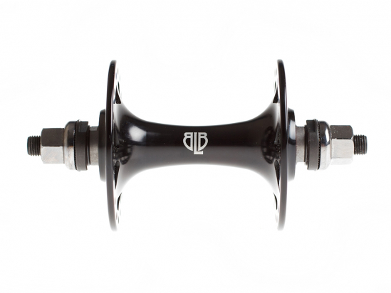 TRACK FRONT HUB BLACK 32H BLB