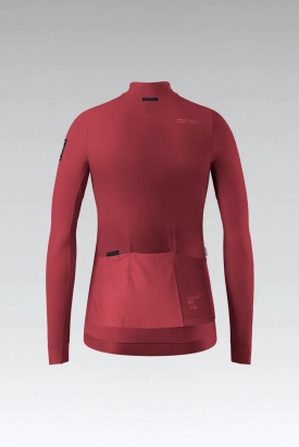 CYCLING JERSEY LONG SLEEVES HYDER WOMAN AMARANTH GOBIK