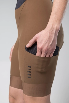 BIB SHORT GRIT 2.0 TOFFEE WOMAN GOBIK