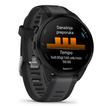 WATCH Forerunner® 165 MUSIC BLACK/GREY GARMIN