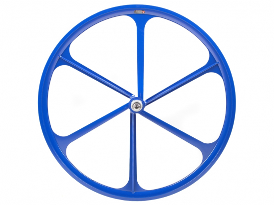 WHEEL REAR 6-SPOKE BLUE TENY