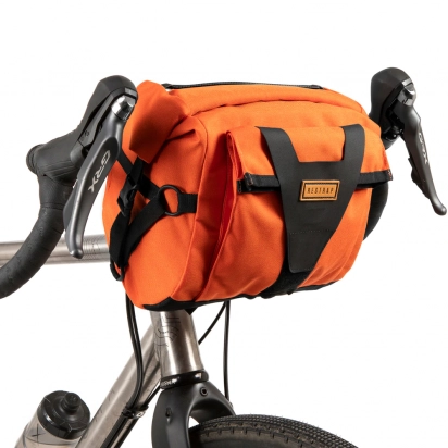 HANDLEBAR BAG BAR PACK ORANGE RESTRAP