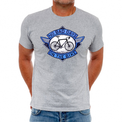 T-SHIRT NO BAD DAYS GREY CYCOLOGY