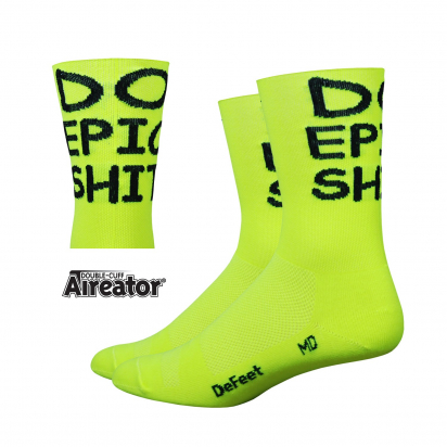 SOCKS ART DO EPIC SHIT YELLOW DEFEET