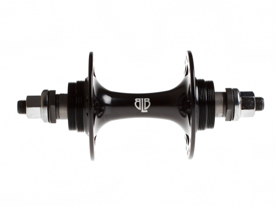 TRACK REAR HUB BLACK 28H BLB