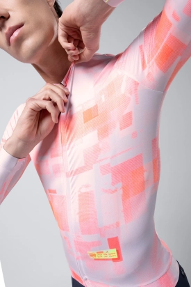 MAJICA BICIKLISTIČKA DUGI RUKAVI VANQUISH UNISEX FLAMINGO GOBIK