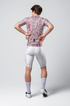 MAJICA BICIKLISTIČKA KRATKI RUKAVI CX SOLID UNISEX CERISE LOOM GOBIK