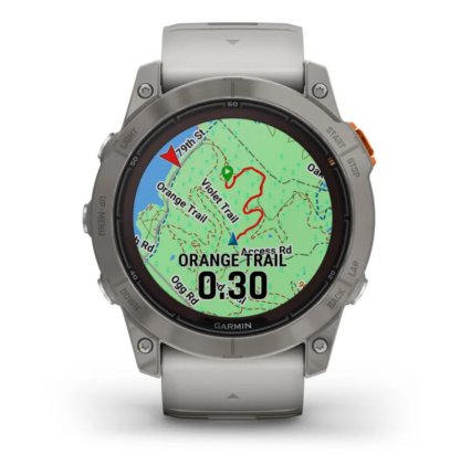 WATCH Fenix™ 7X Pro – SAPPHIRE SOLAR 51mm GREY/ORANGE GARMIN