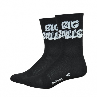 SOCKS ART BIG BALLS BLACK DEFEET