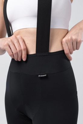 BIB SHORTS X WOMAN K9 BLACK GOBIK