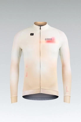 CYCLING JERSEY LONG SLEEVES HYDER MAN ALMOND GOBIK