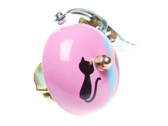 BELL HAND PAINTED NEKO CAT CRANE BELLS