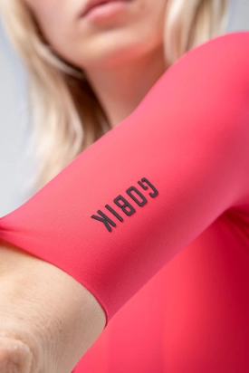 CYCLING JERSEY SHORT SLEEVES CX SOLID UNISEX CERISE GOBIK