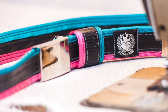 BELT TUBE TURQUOISE/PINK FELVARROM