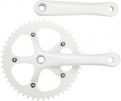 CRANKSET 44T-165mm WHITE PURE FIX CYCLES