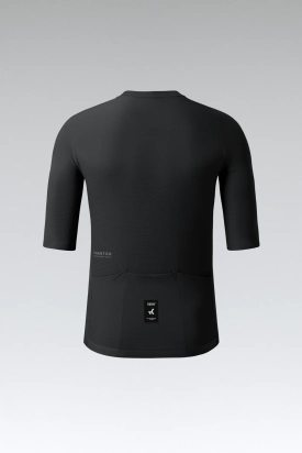 CYCLING JERSEY SHORT SLEEVES PHANTOM UNISEX JET BLACK GOBIK