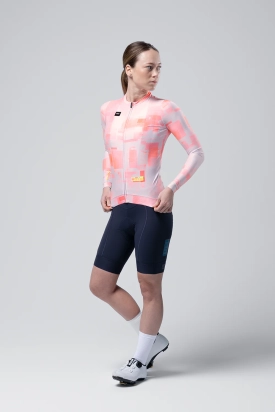 MAJICA BICIKLISTIČKA DUGI RUKAVI VANQUISH UNISEX FLAMINGO GOBIK