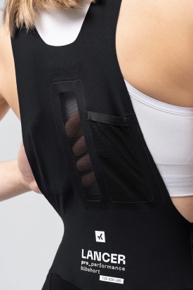 BIB SHORT LANCER WOMAN K9 BLACK GOBIK