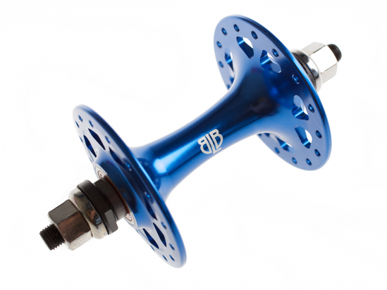 TRACK FRONT HUB BLUE 32H BLB