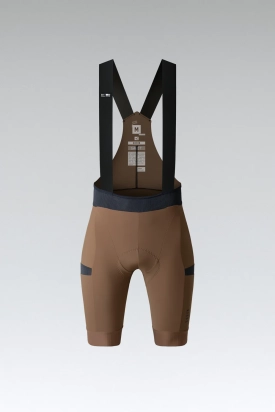 BIB SHORT GRIT 2.0 TOFFEE WOMAN GOBIK