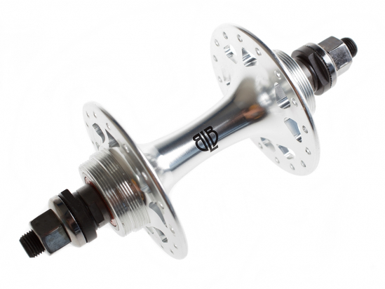 TRACK REAR HUB SILVER 32H BLB