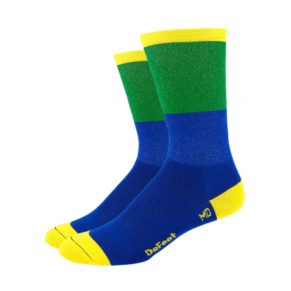 SOCKS BSTORMER BLOCKHEAD BLUE/GREEN DEFEET