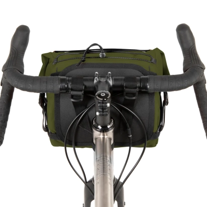 HANDLEBAR BAG BAR PACK OLIVE RESTRAP