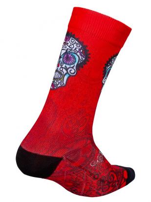 SOCKS DAY OF THE LIVING RED CYCOLOGY