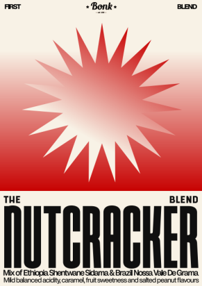 ETHIOPIA SHENTAWANE SIDAMA & BRAZIL NOSSA VALE DE GRAMA 250g THE NUTCRACKER BLEND