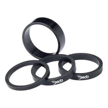 SPACER 1 1/8'' BLACK ALLOY 10mm DEDA ELEMENTI