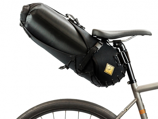 SADDLE BAG & DRY BAG CARRY 14L BLACK RESTRAP