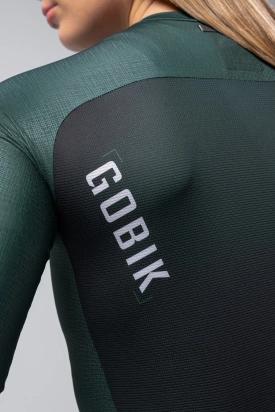 MAJICA BICIKLISTIČKA KRATKI RUKAVI INFINITY UNISEX BUNKER GREEN GOBIK