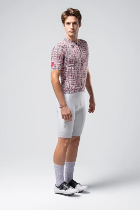 MAJICA BICIKLISTIČKA KRATKI RUKAVI CX SOLID UNISEX CERISE LOOM GOBIK