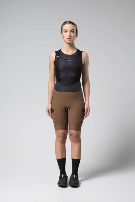 BIB SHORT GRIT 2.0 TOFFEE WOMAN GOBIK