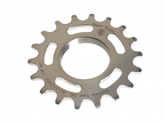 SUPER PISTA SPROCKET SILVER BLB